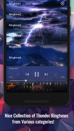 Thunder Ringtones Screen 2
