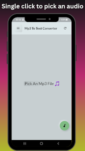Mp3 to Text Converter