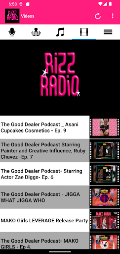 Rizz Radio Screen 2