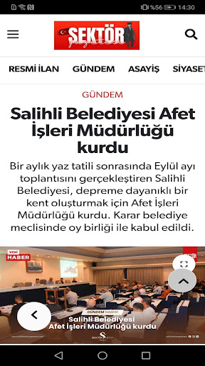 Sektör Gazetesi Screen 2