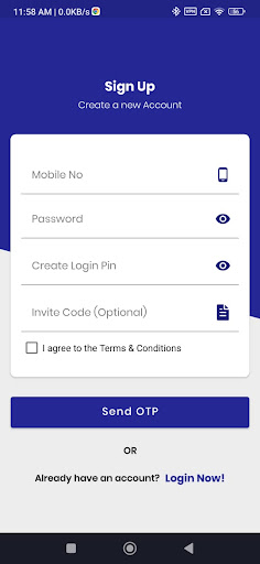 Android application Ensured Pay screenshort