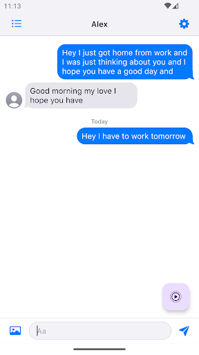 Android application iTextStories Chat Story Maker screenshort