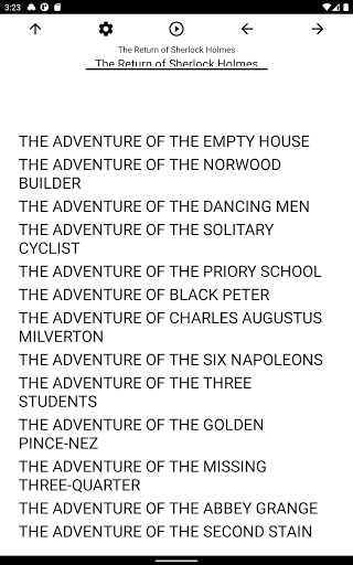 Book, The Return of Sherlock H Screen 3