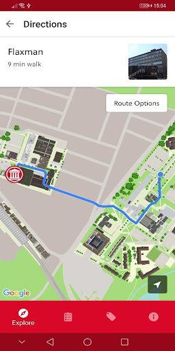 Staffordshire University Maps Screen 2