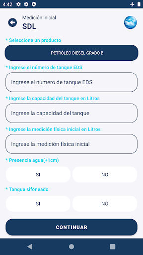 SDL Combustible COPEC Screen 3
