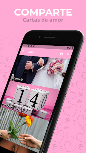 Android application Cartas Romanticas de Amor screenshort