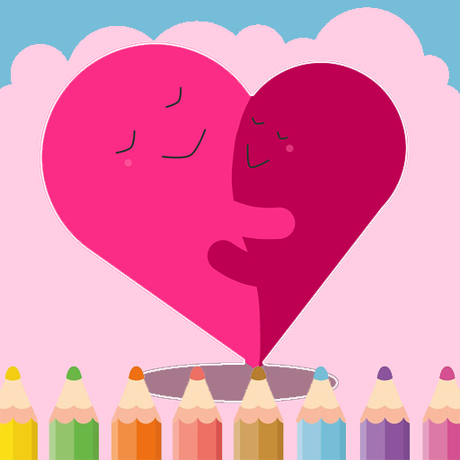 Hearts Coloring Book