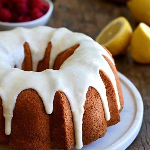 Glazed Lemon Pound Cake