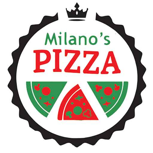 Milanos Pizza logo
