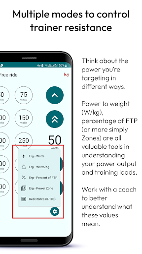 Zone CTRL indoor cycling Screen 3