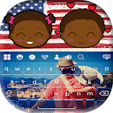 African Emoji keyboard: Black emoji/Photo Keyboard icon