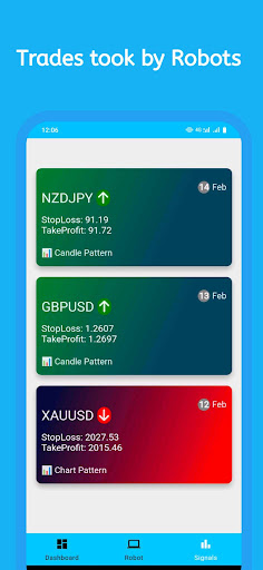 Forex Auto Trading bot Live Screen 3