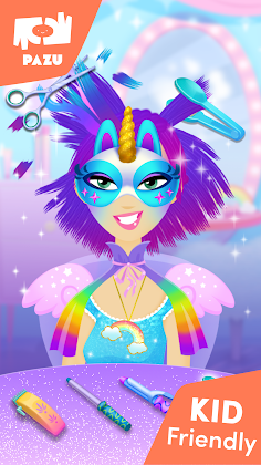 Girls Hair Salon Unicorn - Screenshot 3