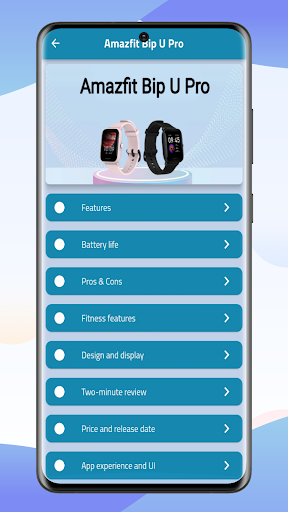 Amazfit Bip U Pro Guide Screen 2