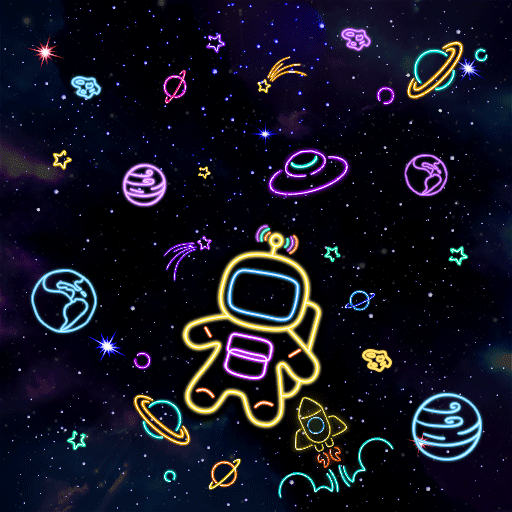 Astronaut in Space - Wallpaper logo