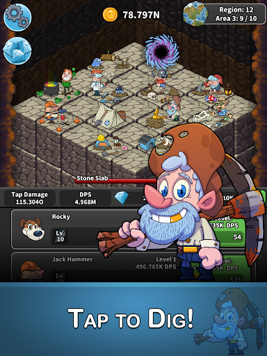 Tap Tap Dig - Idle Clicker Game 2.0.1 screenshots 10