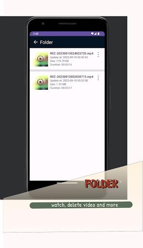 Background Camera Record Pro Screen 3