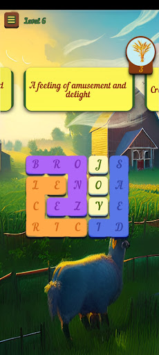 Android application Cross Word Search screenshort
