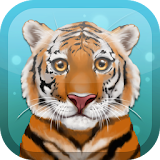 Cute Tiger Live Wallpaper icon