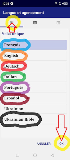 Seven languages Bible Screen 3