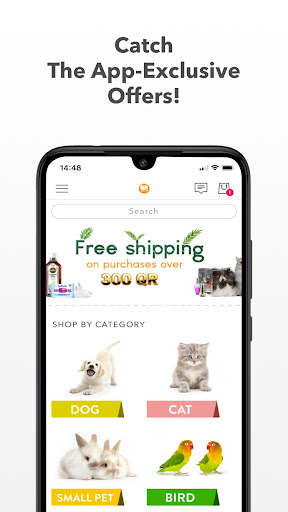 Android application PetsQtr screenshort