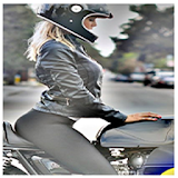 Motor Bike Racing Girl icon