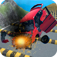 Car VS Speed Bump Car Crash