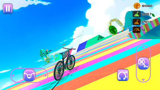 Obby Parkour: On a Bicycle!