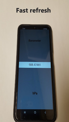 Android application Pro Barometer screenshort