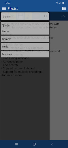 VLk Text Editor Screen 3
