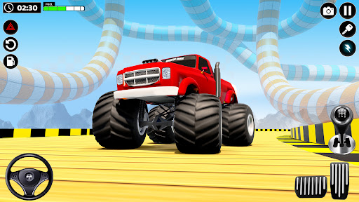 Android application Mega Ramp Monster Truck Stunts screenshort