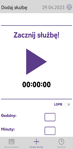 Android application Asystent pioniera screenshort