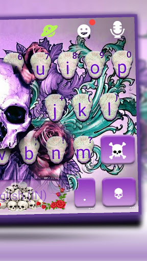 Rose Skull Tattoo Theme Screen 3
