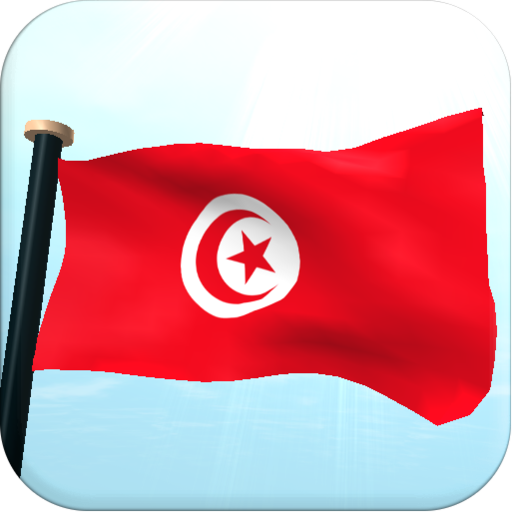 Tunisia Flag 3D Live Wallpaper logo