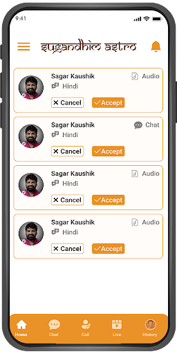Android application Sugandhim Astrologer screenshort