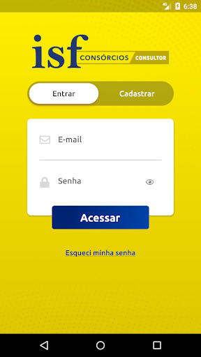 Android application ISF Consórcio - Consultor screenshort