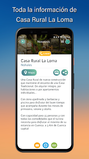 Android application Casa Rural la Loma screenshort
