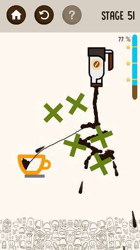 Draw Line to Coffee Cup