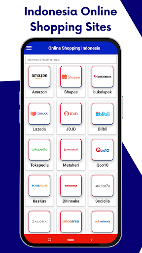 Android application Indonesia Online Shopping App screenshort