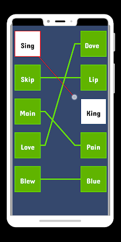 Rhyming words : matching game - Screenshot 2