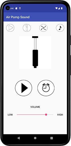 Android application Air Pump Sound screenshort