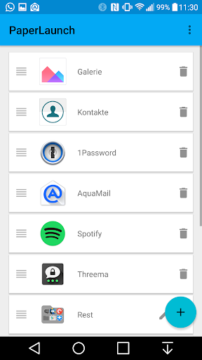 PaperLaunch: Side launcher Screen 3