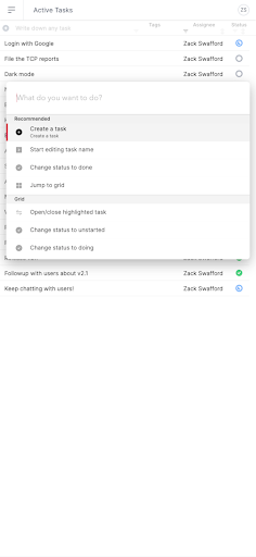 Dart Project Management Screen 3