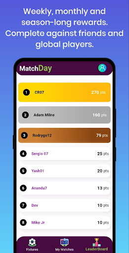 MatchDay - Football Fantasy Screen 2
