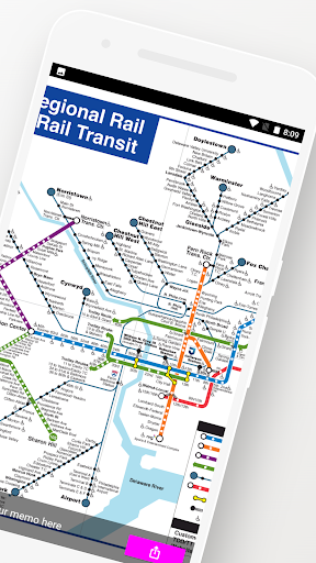 Philadelphia Bus Subway Map Screen 2