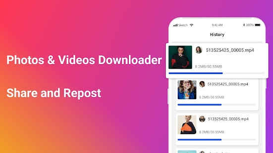 Video downloader, Story saver لقطة شاشة