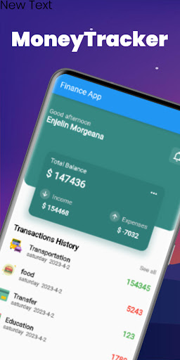 Screenshot of MoneyTracker - Manage Expenses