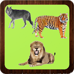 Cover Image of Download Wild Animals - Learning Name of Animals 2.0 APK