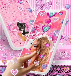Girly pink live wallpapers - Apps on Google Play
