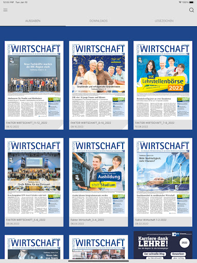 Android application FAKTOR WIRTSCHAFT screenshort